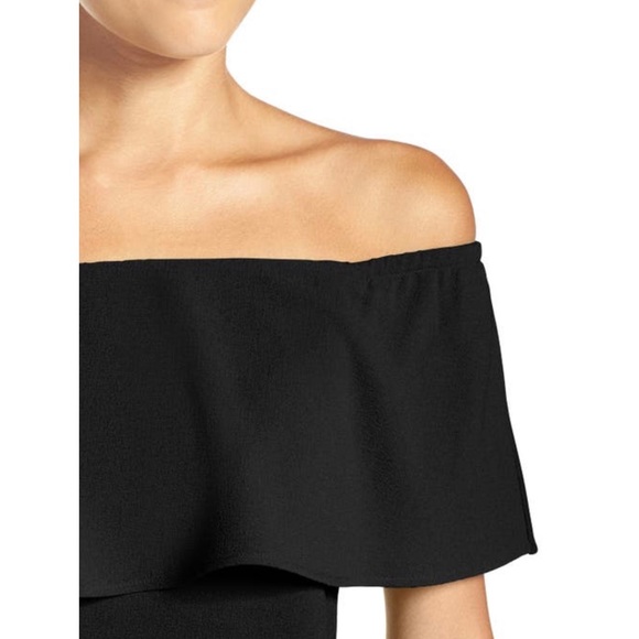 Charles Henry Off The Shoulder Dress Black XSP NWT - Picture 5 of 11